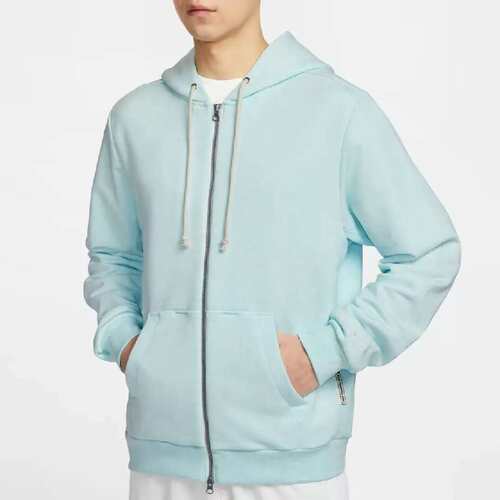 NIKE 耐克男装拉链开襟针织宽松休闲连帽外套 FZ0223-474