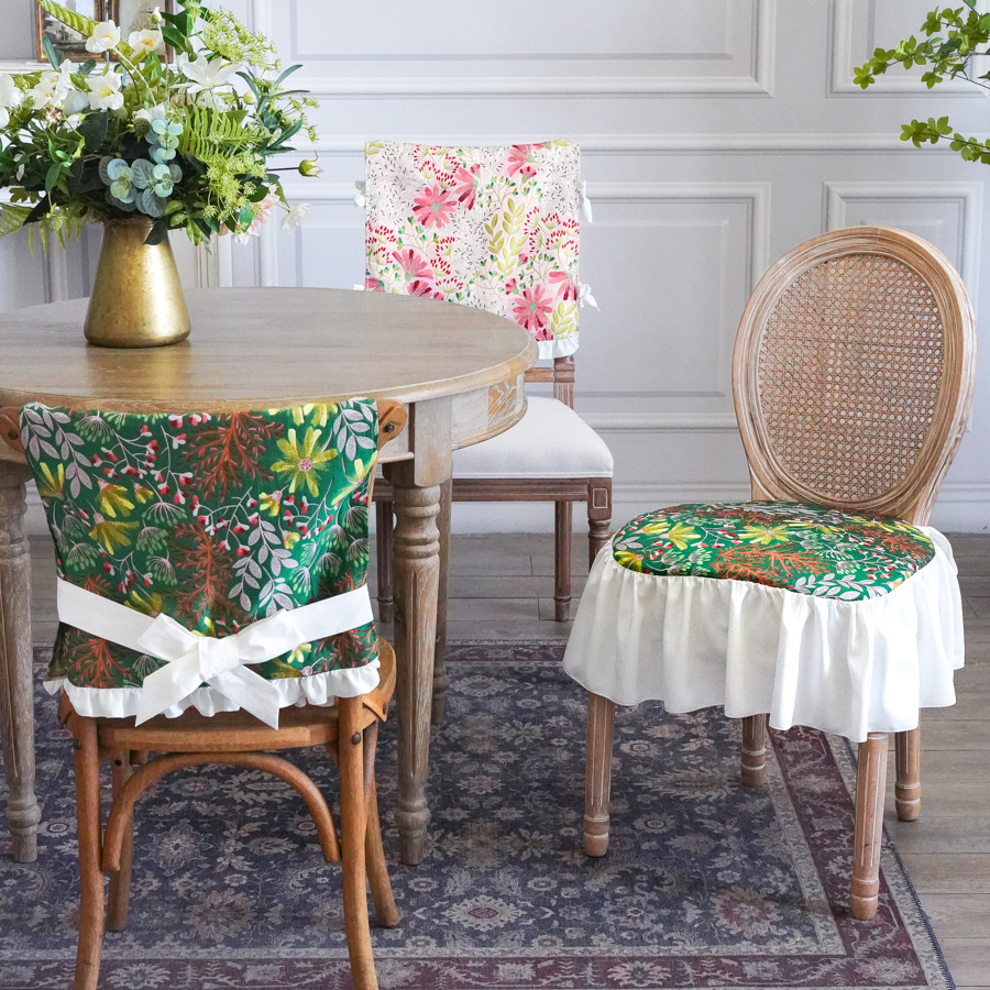 座椅套餐椅靠背巾MISS PEONY防水美式高端防尘坐垫凳子套罩定制,居家布艺,椅垫,淘宝优惠券,粉丝福利购,淘宝优惠卷