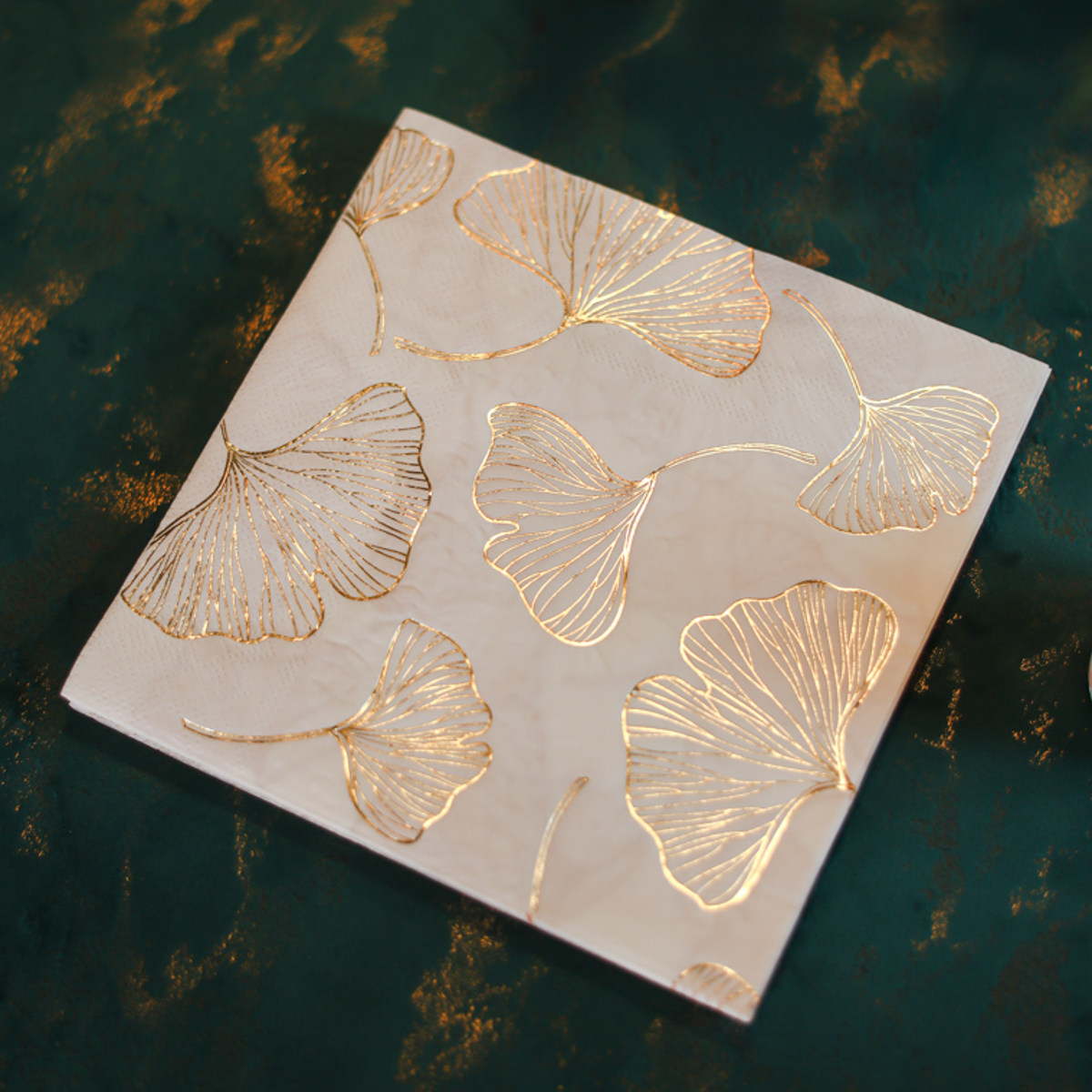 彩色印花烫金纸巾miss peony欧式田园清新日用餐厅创意面巾餐巾纸