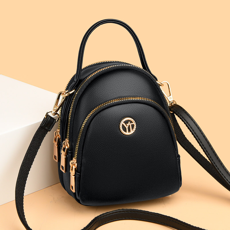 品牌正品真皮手提包女2026新款软皮手机零钱包百搭单肩斜挎妈妈包