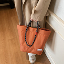 山系攀岩绳户外防水尼龙包包男女通用手拎单肩包大容量通勤托特包