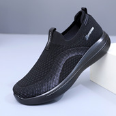 健步鞋 2026跨境鞋 透气舒适软底一脚蹬百搭男鞋 休闲鞋 子男春秋新款