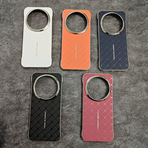 几何菱格纹皮质贴皮无边框硬磁吸魔术荣耀Magic8手机壳荣耀magic8Pro轻薄高端商务ins风电镀贴皮