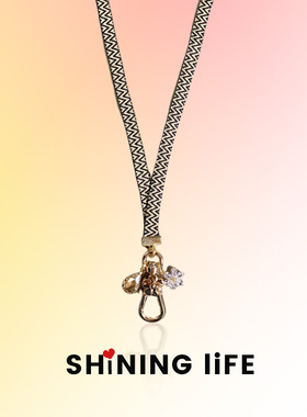 SNLF手机挂绳女款挂脖绳结实户外手机腕带斜挎可背短链挂饰高级感