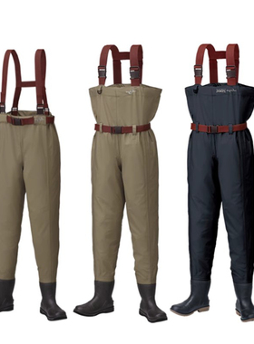 进口普罗克斯prox涉水裤路亚透气防水裤超轻下水裤半身溪流毛毡底