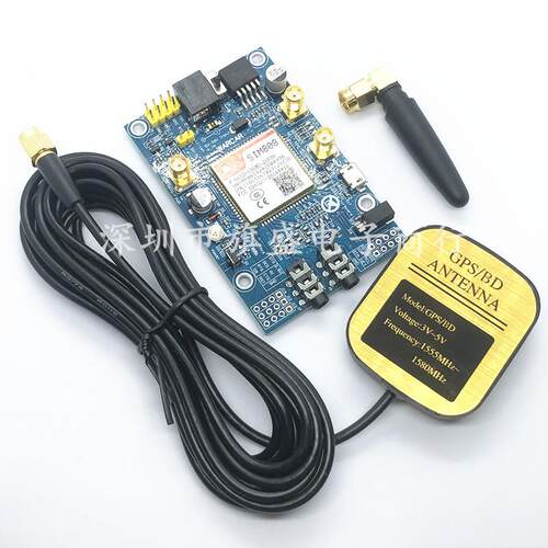 SIM808模块 代替908 GSM GPRS GPS定位 短信 数据送STM32.51程序