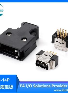 KinKuo MDR SCSI 14Pin 连接器(卡钩式) SM-14P 伺服连接器