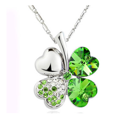 日韩国版小配饰品批发 tfboys秋冬百搭四叶草吊坠锁骨短款项链 女在类目 饰品/流行首饰/时尚饰品新, 项链中 - 来自Buy2taobao.com提供专业的淘宝代购服务