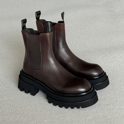 VIPLANDER厚底切尔西靴英伦皮靴