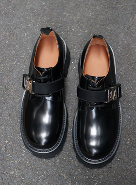 2023夏季新款厚底增高皮鞋商务休闲百搭德比鞋男144106