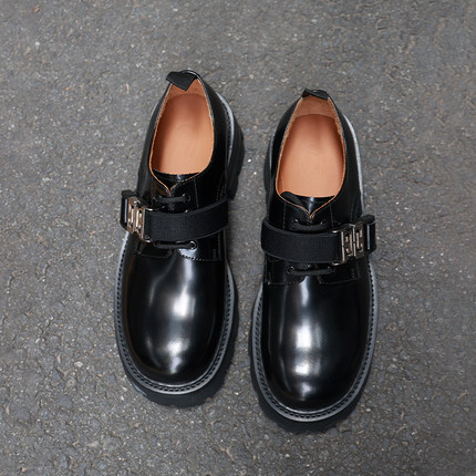 2023夏季新款厚底增高皮鞋商务休闲百搭德比鞋男144106