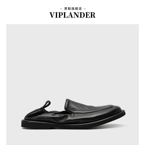 VIPlander男士英伦真皮乐福鞋