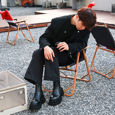 viplander英伦风切尔西靴