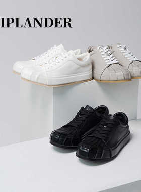 viplander夏季新款贝壳头板鞋运动透气鞋子休闲马皮皮鞋男2326-3