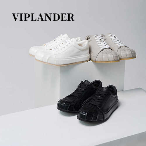 viplander运动透气贝壳头板鞋