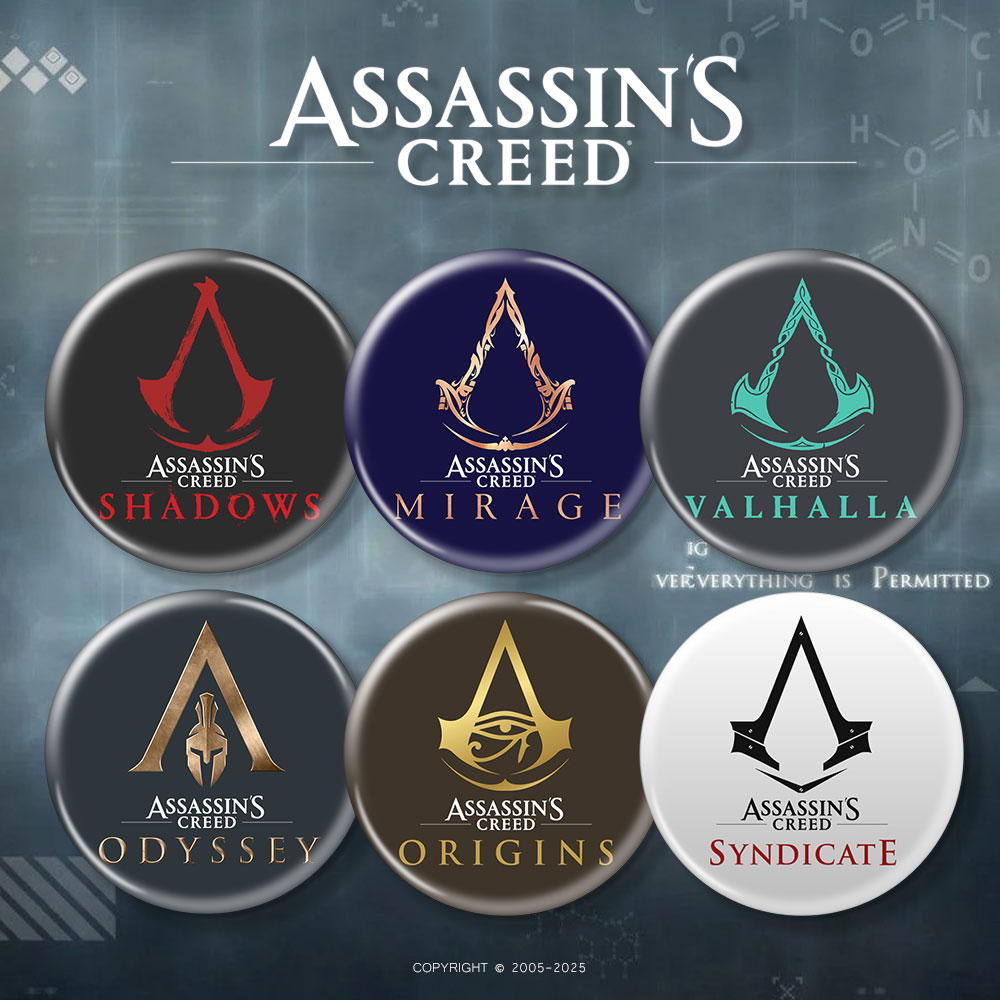 刺客信条系列吧唧冰箱贴图案清晰