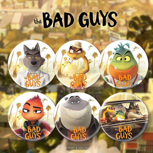 坏蛋联盟吧唧冰箱贴图案清晰