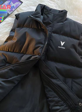 VDUTDOOR秋冬潮牌马甲男女款潮流百搭羽绒棉坎肩背心加厚保暖外套