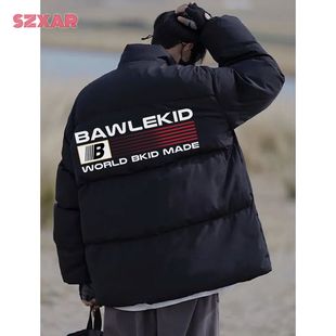美式羽绒服男款棉衣外套冬季加厚保暖青年潮牌2024新款