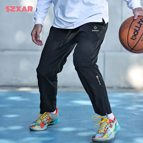 RPOPRER运动印花透气直筒运动裤男士美式篮球梭织训练跑步剪刀