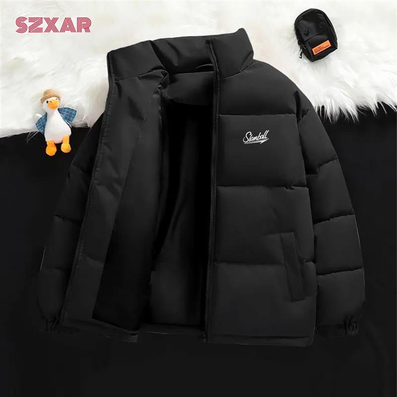 SLAMBALL2024新款冬季加绒保暖棉衣男女士青少年防寒棉服袄子