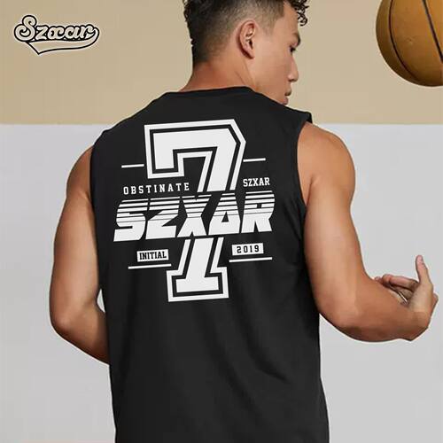 SZXAR篮球背心美式运动速干男夏季健身跑步训练透气坎肩消融网眼