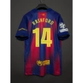 2526 Barcelona Home Printed #14 UCL + 2 Sleeve Patches