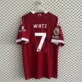 2526 Liverpool Home Printed #7 + Sleeve Patch
