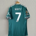 2526 Liverpool Away Printed #7 + Sleeve Patch