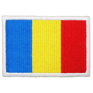 乍得国旗/布贴/衣贴/绣标/标贴