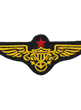 海军航空兵衣贴绣标臂章