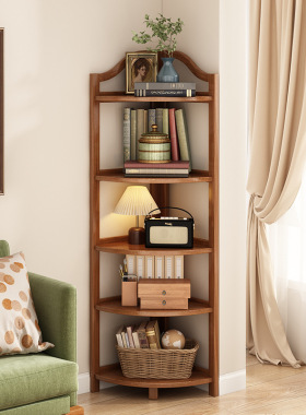 转角柜三角形墙角柜室内架子置物架客厅落地储物柜现代简约收纳架