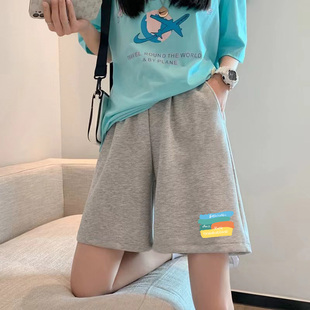 2026年新款 薄款 中裤 五分裤 子 运动短裤 百搭宽松阔腿休闲裤 女夏季