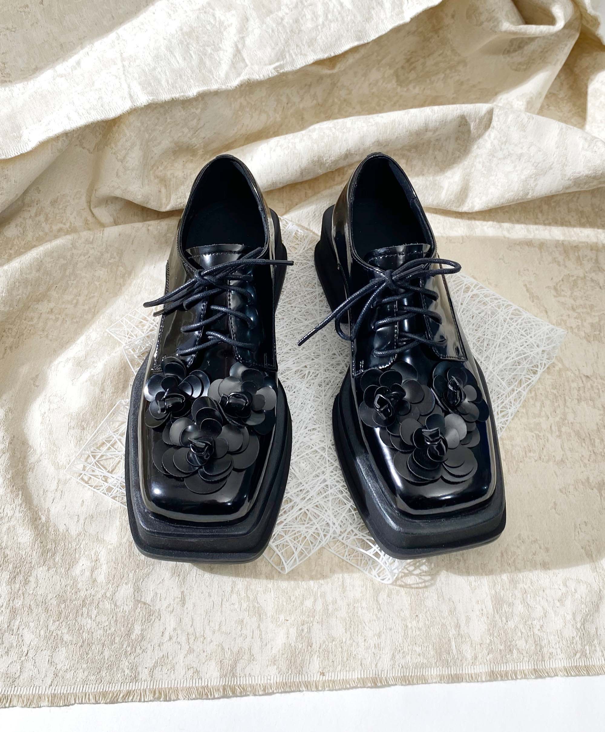 莲花府邸单鞋时尚花朵