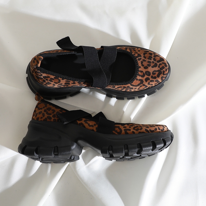 莲花府邸英伦粗跟休闲百搭玛丽珍