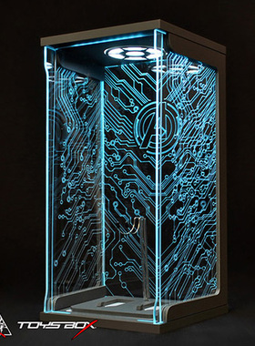 TOYS-BOX1/6格纳库4.0SE透明特别版防尘展示盒适用于钢铁侠