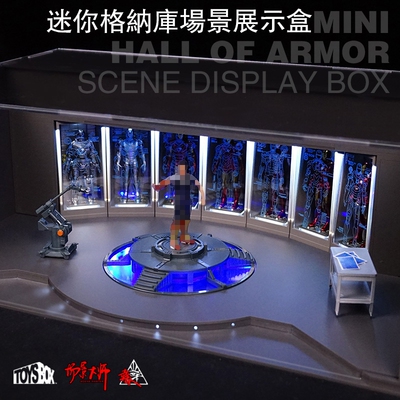 迷你hottoys格纳库七7库场景