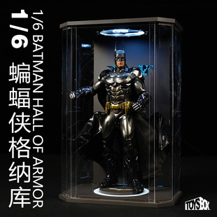 TOYS-BOX 兵人1/6HT HOTTOYS DAM 12寸人偶蝙蝠侠格纳库防尘 现货