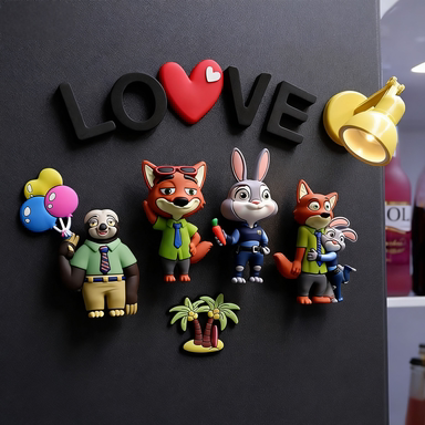 2025新款疯狂动物城朱迪尼克冰箱