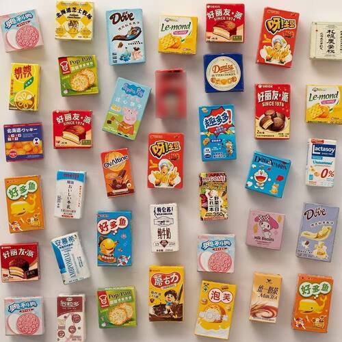 创意迷你日本食玩3D仿真冰箱贴