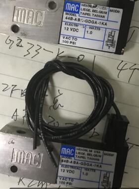 美国MAC电磁阀44B-ABA-GDGA-1KA,DC12V/44B-ABA-GDFA-1KA