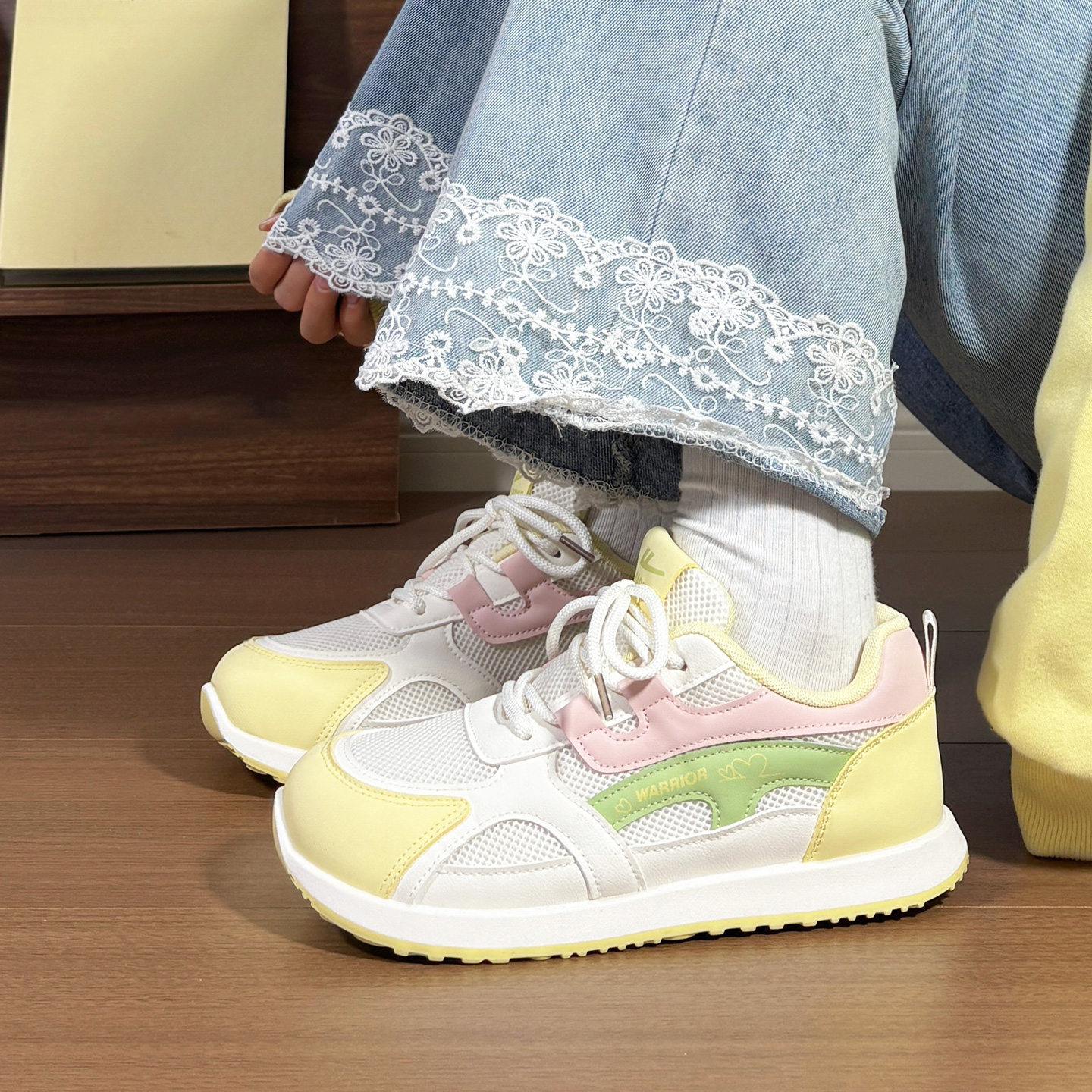 回力春款德训鞋女百搭原创2026新款大头可爱小白鞋休闲运动板鞋女,女鞋,德训鞋,淘宝优惠券,粉丝福利购,淘宝优惠卷