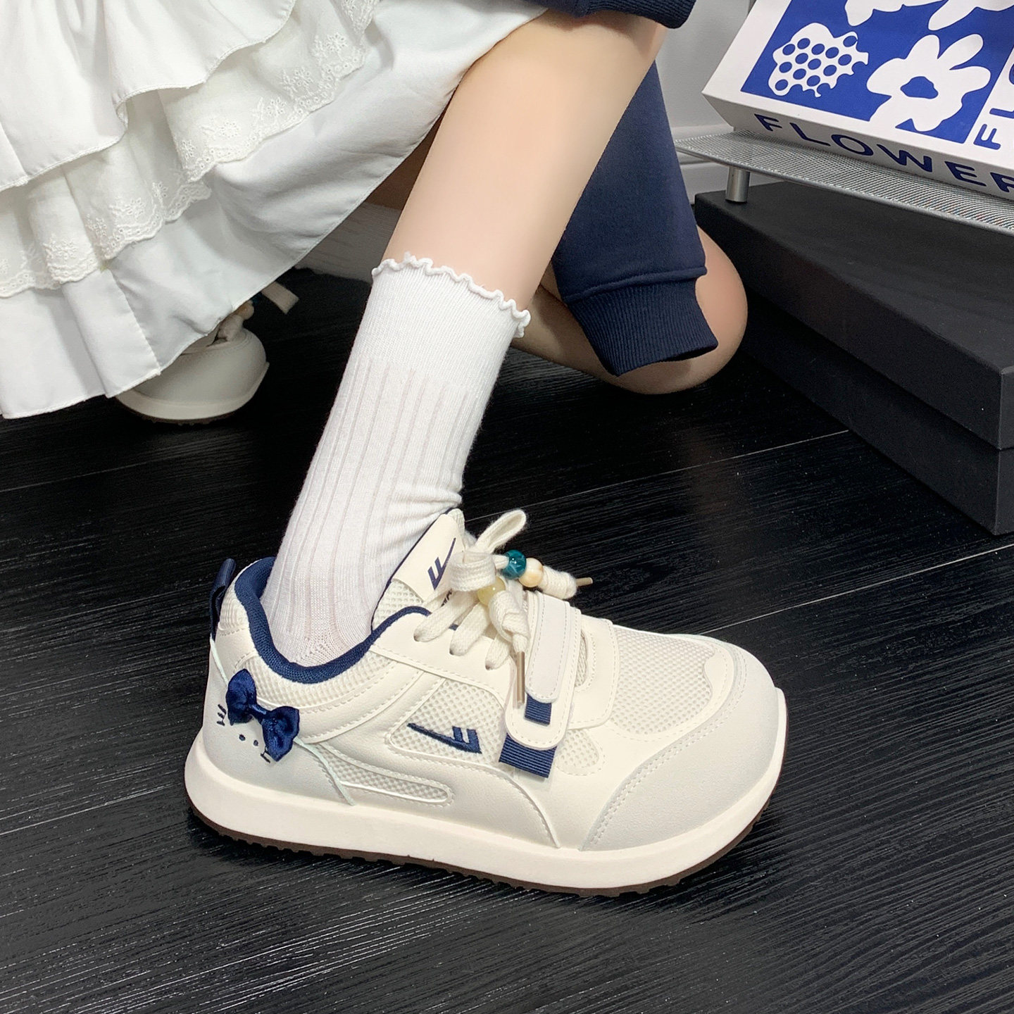 回力女鞋2026新款雾霾蓝德训鞋春款百搭原创休闲运动复古透气板鞋,女鞋,德训鞋,淘宝优惠券,粉丝福利购,淘宝优惠卷