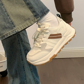 人本软底运动小白鞋 男女原创爆款 百搭冬季 2026新款 情侣老爹鞋 加绒