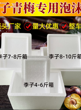 泡沫箱杏子快递水果专用10斤