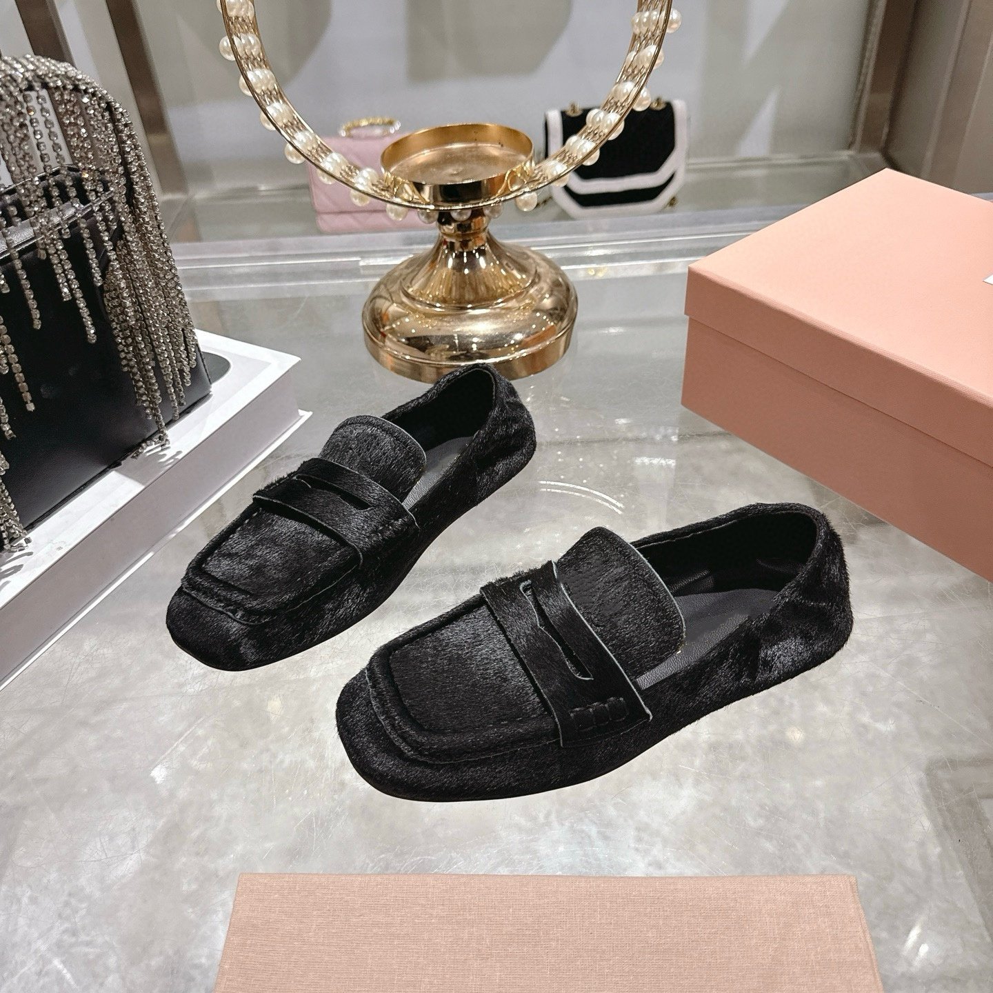 法式复古风方头乐福鞋女新款真皮反绒一脚蹬平底懒人休闲单鞋,女鞋,浅口单鞋,淘宝优惠券,粉丝福利购,淘宝优惠卷