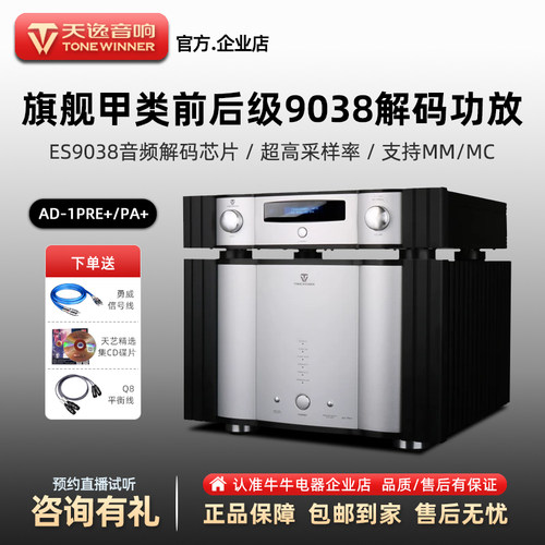 Winner/天逸AD1PA+/1PRE+纯甲类后级功放发烧级hifi全平衡解码 - 封面