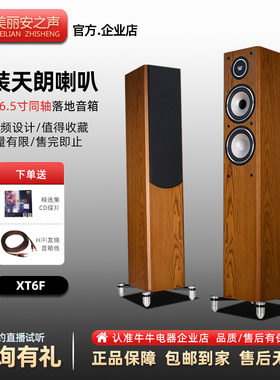 美丽安之声XT6F发烧HIFI6.5寸三分频落地音箱进口天朗喇叭同轴