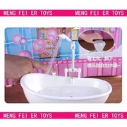 Barbie bồn tắm đồ chơi điện phun nước bồn tắm chơi đồ chơi nhà tắm phòng tắm Barbie bộ C. - Búp bê / Phụ kiện