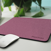 MEETHOPE游戏垫纯色系小号专业鼠标垫加厚黑色防滑耐磨腕垫可定制